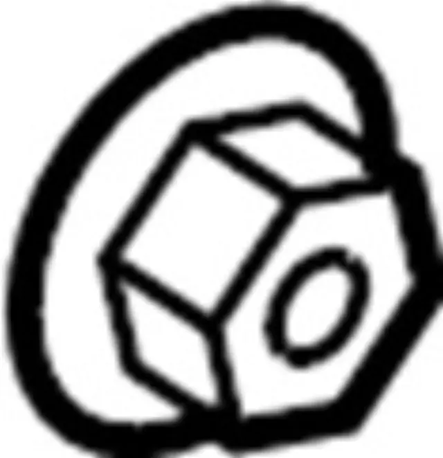 1225N0041 - Body: Impact Bar Nut for INFINITI: QX50, QX55 Image