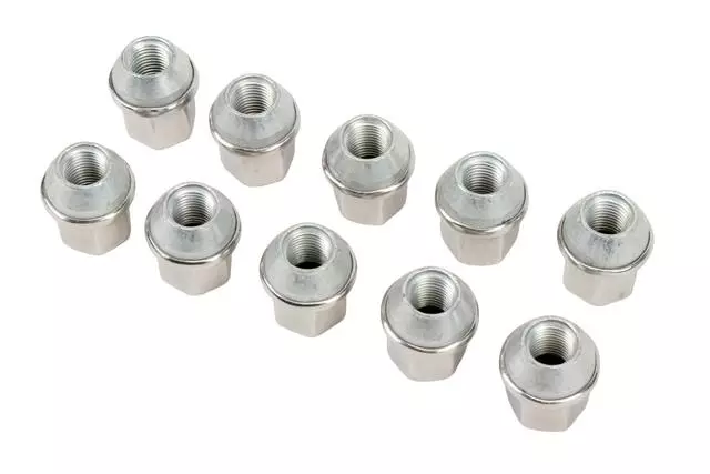 9597846 - : Wheel Nut for Buick: Envision | Cadillac: ATS, CT4, CT5, CTS, SRX, XT4 | Chevrolet: Camaro, Caprice, Corvette, SS Image