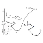 LK4Z10E928A - : Cable for Ford: Transit-150, Transit-250, Transit-350, Transit-350 HD Image