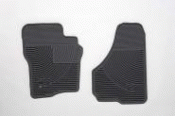 2007 thru 2010 Edge OEM Genuine Ford Black Rubber All Weather Floor Mat Set 3-pc - Ford (7T4Z-7813300-AA)