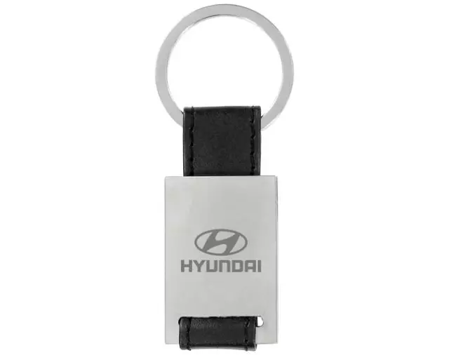 40224110 - Merchandise: Metal Rectangle With Leather Strap for Hyundai Image