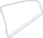 83306AM800 - : Quarter Glass for INFINITI: G35 Image