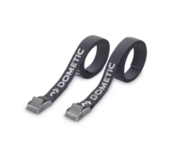 19432542 - Cargo Management: Cooler By Dometic, Tie-Down Straps, 2 for Buick: Enclave, Encore, Encore GX, Envision, Envista, Regal Sportback, Regal TourX | Cadillac: CT4, CT5, CT6, Escalade, Escalade ESV, LYRIQ, XT4, XT5, XT6 | Chevrolet: Blazer, Bolt EUV, Bolt EV, Camaro, Colorado, Equinox, Express 2500, Express 3500, Express 4500, Impala, Malibu, Silverado 1500, Silverado 1500 LTD, Silverado 2500 HD, Silverado 3500 HD, Silverado EV, Sonic, Spark, Suburban, Tahoe, Trailblazer, Traverse, Trax | GMC: Acadia, Canyon, Savana 2500, Savana 3500, Savana 4500, Sierra 1500, Sierra 1500 Limited, Sierra 2500 HD, Sierra 3500 HD, Terrain, Yukon, Yukon XL Image