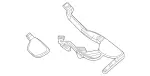 1678206703 - Electrical System: Wiper Arm for Mercedes-Benz: GLE350, GLE450, GLE450e, GLE53 AMG, GLE580, GLE63 AMG S, GLS450, GLS580, GLS63 AMG, Maybach GLS600 Image