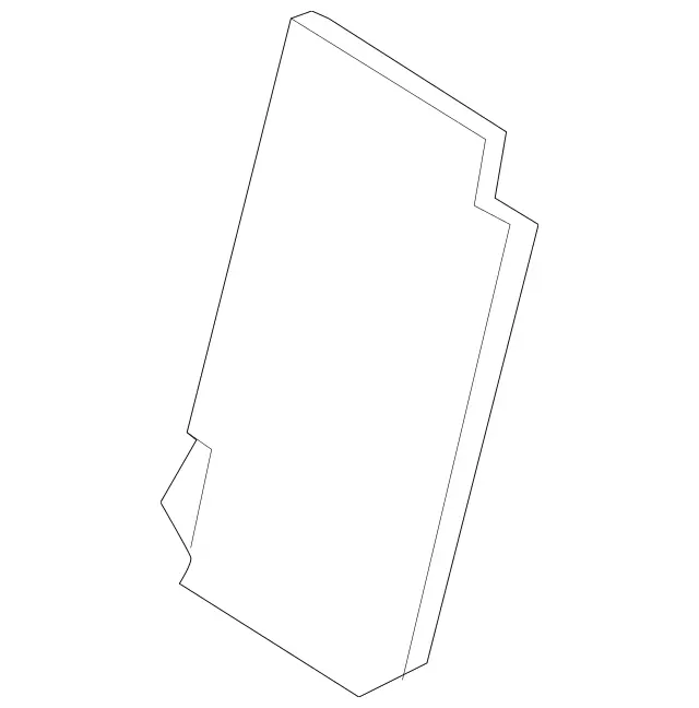 16493301627J68 - Body: Outer Cover for Mercedes-Benz Image
