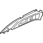 HP5Z5422601BB - Body: Handle, Inside for Lincoln: MKZ Image