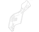 1667230908 - : Cover, Door Lock for Mercedes-Benz Image
