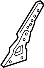 87451AR060 - Body: Recline Adjuster for Infiniti Image