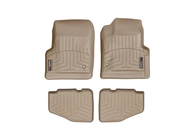 4504212 - : Tan FloorLiner™ DigitalFit®, Front &amp; 2nd Row for WeatherTech Image