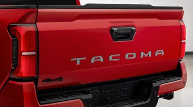 PT9483524111 - Exterior: Tailgate Inserts - Gunmetal Gray for Toyota: Tacoma Image