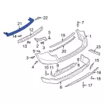L1MZ17724A - Body: Impact Bar for Ford: Explorer, Police Interceptor Utility | Lincoln: Aviator Image