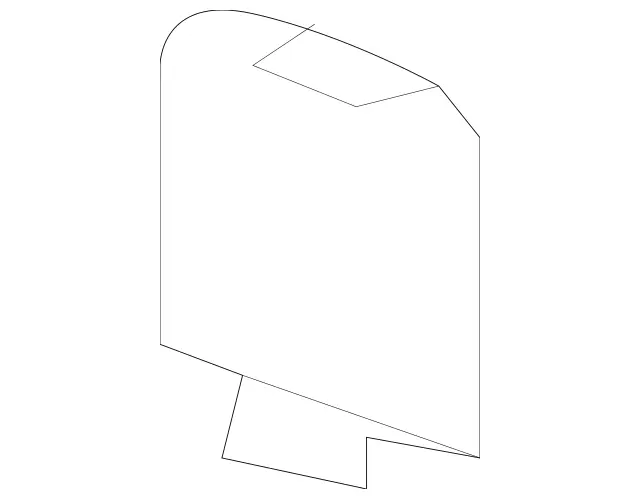 16488506237C45 - Attachment Parts: Cover for Mercedes-Benz: GL320, GL550, ML320, ML350, ML450, ML500, ML550, ML63 AMG Image image