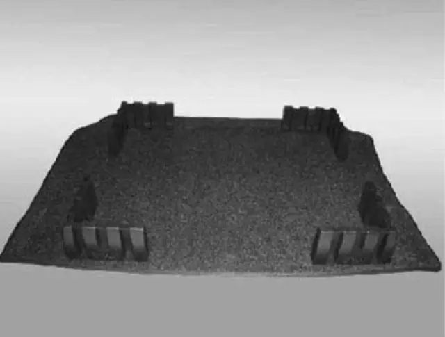 Heavy Duty Trunk Liner With Cargo Blocks - Volkswagen (1KV-061-166-469)