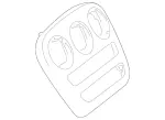 2536802603 - : Cover Trim for Mercedes-Benz Image