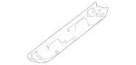 21675001939051 - Body: Handle Panel for Mercedes-Benz Image