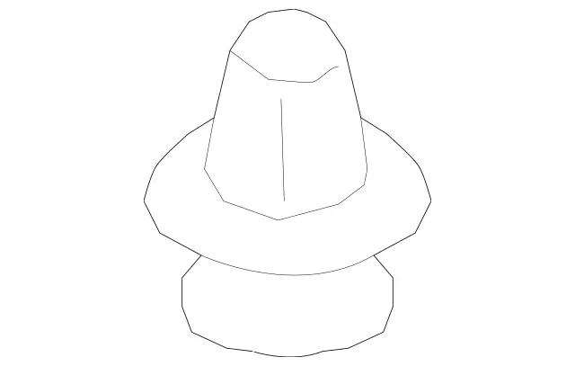 19910998 - Interior Trim/Exterior Detachable Parts: Cover Clip for Mercedes-Benz: 350SD, EQS 450, EQS 450+, EQS 580, EQS AMG, Maybach S580, Maybach S680, S500, S580, S580e, S63 AMG E Performance, SL400, SL450, SL550, SL63 AMG, SL65 AMG Image image