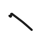 8A8Z7426597A - Body: Handle Rod for Ford: Flex Image