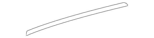 2537353101 - Trim and Lining: Trim Bar for Mercedes-Benz: GLC300, GLC43 AMG, GLC63 AMG Image image