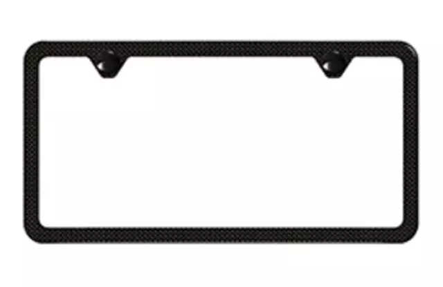 VPLFY0064 - Exterior: License Plate Frame - Slimline, Carbon Fiber for Land Rover: Discovery, Discovery Sport, LR2, LR4, Range Rover, Range Rover Evoque, Range Rover Sport, Range Rover Velar Image