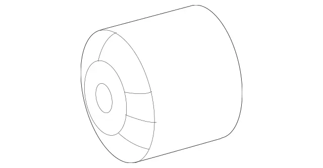 1673510200 - Rear Axle: Rear Axle Diff. Mount for Mercedes-Benz: GLE350, GLE450, GLE450e, GLE53 AMG, GLE580, GLE63 AMG S, GLS450, GLS580, GLS63 AMG, Maybach GLS600 Image image