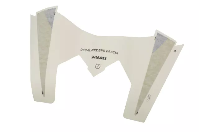 Carbon Flash Front Bumper Fascia Decal - GM (84503423)
