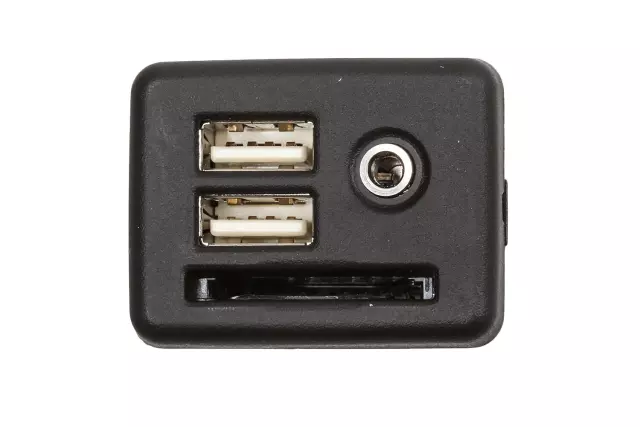 Jet Black Audio Player, USB, Auxiliary In, and Memory Card Receptacle - GM (13599454)