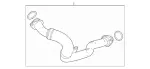 177180380064 - : Oil Line for Mercedes-Benz Image