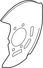 411615CA0A - : Splash Shield for Infiniti Image