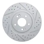 83003053R - : DFC Geoperformance Rotor - Drilled and Slotted for DYNAMIC FRICTION Image