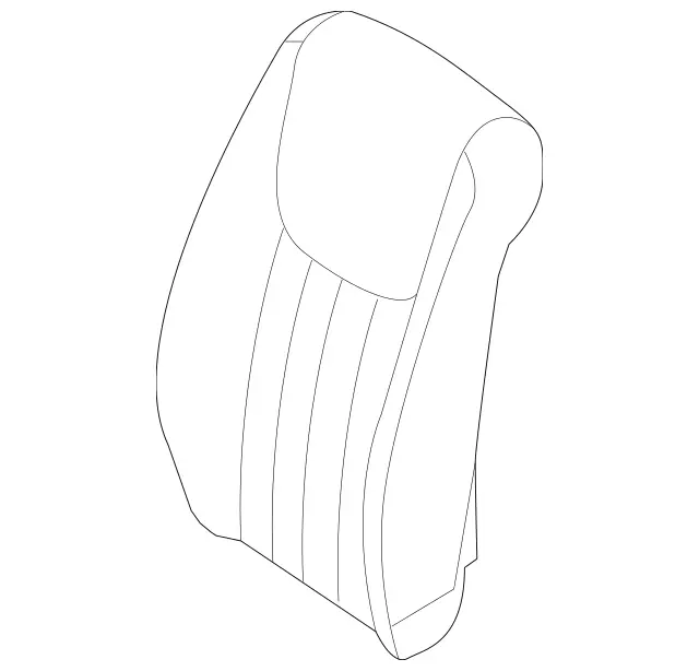 16491019938K62 - Body: Seat Back Cover for Mercedes-Benz Image