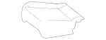 2519200350 - Rear Seat Bench: Padding for Mercedes-Benz Image
