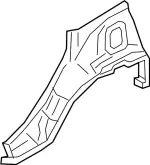 G67115NAMA - Body: Outer Wheelhouse for Infiniti Image