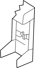 88630AT220 - Body: Seat Back Cover for Infiniti Image