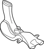 278335NA0A - Body: Floor Duct for INFINITI: QX50, QX55 Image