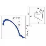 PJ6Z16039ADPTM - Body: Wheel Opening Molding for Ford: Escape Image