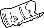 2085261U00 - : Exhaust Shield for Infiniti Image