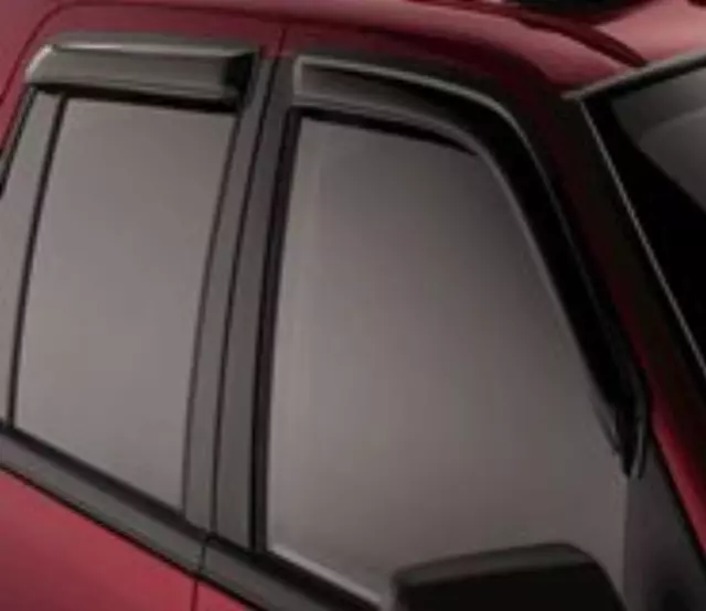 05 thru 17 Expedition OEM Ford Smoke Side Window Deflector Rain Guard Kit 4-pc - Ford (VGL1Z-18246-A)