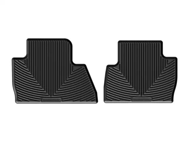 W324 - Accessories: Rear Black All Weather Floor Mats for WeatherTech Image