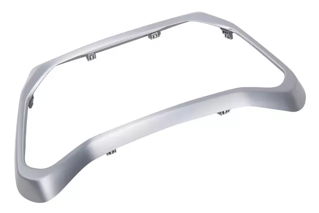 Low Gloss Burnish Instrument Panel Center Trim Plate Applique - GM (23281110)