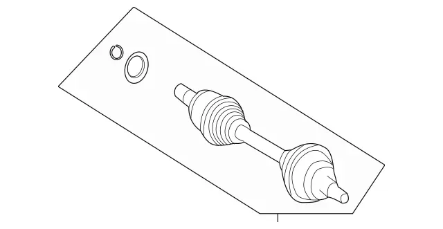 223330320464 - : Cv Axle Assembly for Mercedes-Benz Image