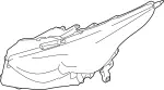 260753Y480 - : Housing Assembly - Head Lamp,  for Infiniti Image