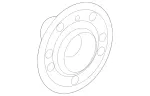 166357090064 - : Rear-Axle Wheel Flange for Mercedes-Benz Image