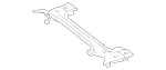 2226107400 - Substructure: Crossmember, Rear Axle for Mercedes-Benz: Maybach S550, Maybach S560, Maybach S600, Maybach S650, S450, S550, S550e, S560, S600, S63 AMG, S65 AMG Image