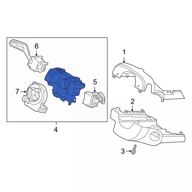 Multi-Function Switch - Ford (PB5Z-3F791-RA)