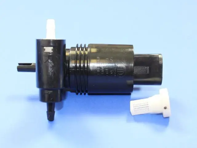 5179153AC - Electrical: 2008 Jeep Dodge Chrysler Windshield Washer Pump OEM NEW MOPAR GENUINE #5179153AC for Chrysler: Aspen, Town &amp; Country | Dodge: Caliber, Durango, Grand Caravan, Journey, Nitro | Jeep: Commander, Compass, Grand Cherokee, Grand Cherokee WK, Liberty, Patriot, Wrangler, Wrangler JK | Ram: C/V Image