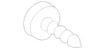7981006305 - Body: Rear Trim Screw for Mercedes-Benz Image