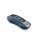 971044930OH7 - Interior: Leather Vehicle Key Cap - Graphite Blue for Porsche Image