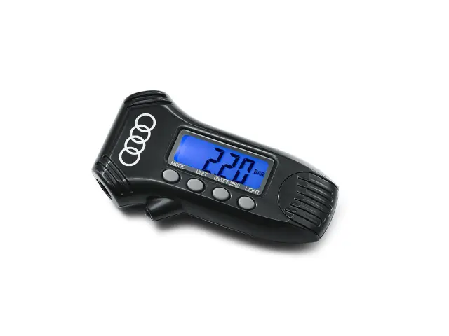8W0093107 - Wheels: Digital Tire Pressure And Tread Depth Gauge for Audi: A3, A3 Quattro, A4 allroad, A4 Quattro, A5 Quattro, A5 Sportback, A6 allroad, A6 Quattro, A7 Sportback, A8 Quattro, e-tron GT, Q3, Q4 e-tron, Q5, Q5 Sportback, Q7, Q8, R8, RS e-tron GT, RS3, RS5, RS5 Sportback, S3, S4, S5, S5 Sportback, S6, S8, SQ5, SQ5 Sportback, SQ7, SQ8, TT Quattro, TT RS Quattro, TTS Quattro Image