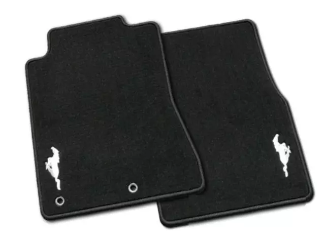 FR3Z6313086AA - : 2015-2016 Ford Mustang Floor Mats Front Black Carpeted w/ Pony Logo GT OEM NEW for Ford Image