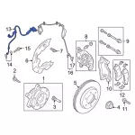 NB3Z2078B - : Brake Hose for Ford Image